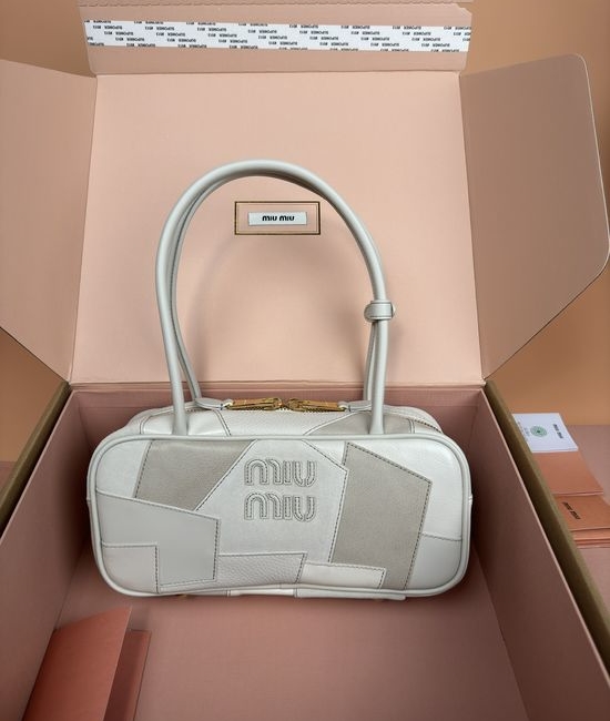 Miu Miu Beau Handbag Leather Patchwork 5BB147