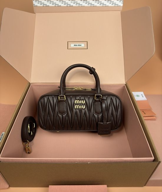 Miu Miu Arcadie Matelasse Bowling Bag _5BB148