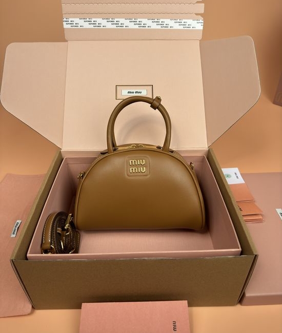 Miu Miu Leather Satchel Crossbody Bag 5BB157