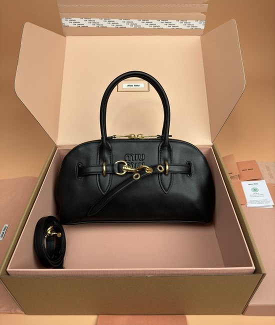 Miu Miu Adventure Nappa Leather Handbag 5BB168