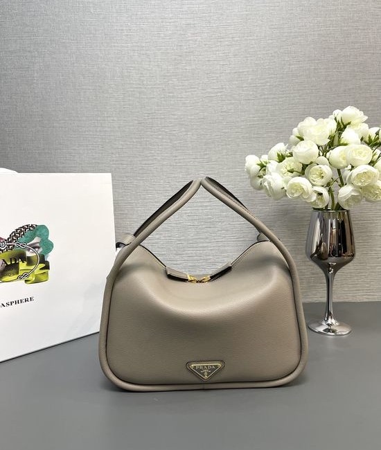 Prada Lindy Leather Bowling Bag 1BA451