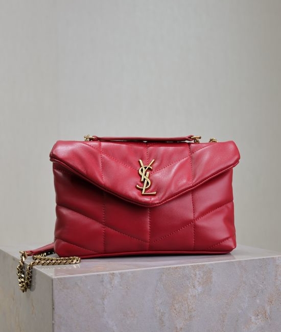 Yves Saint Laurent YSL Loulou Puffer Mini Lambskin Quilted 759337