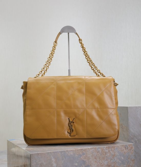 Yves Saint Laurent YSL JAMIE Sheepskin Large Shoulder Bag 742431