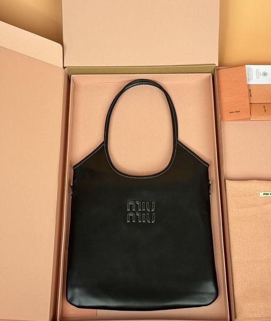 Miu Miu IVY Cowhide Letter Logo Tote Bag 5BG231