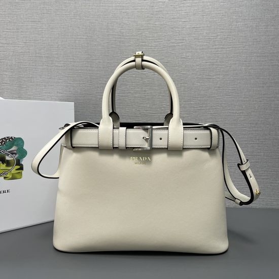 Prada Double Bag Leather Tote 1BA434
