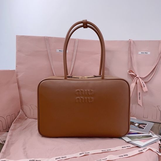 Miu Miu Bowling Calfskin Handbag 5BB117