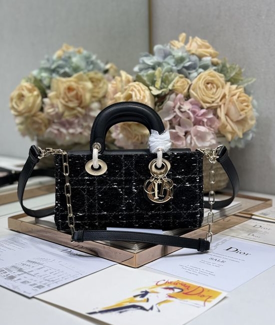 Christian Dior CD Lady DJoy Lambskin Quilted Handbag 0910