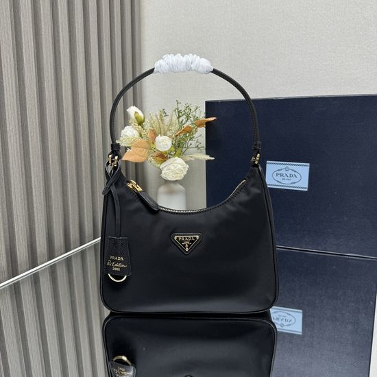 Prada Hobo Nylon Shoulder Bag 1N204M