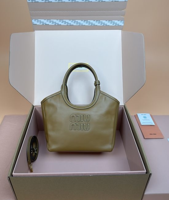 Miu Miu IVY Leather Tote Bag 5BG288
