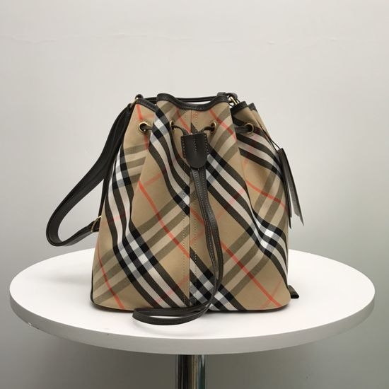 Burberry Drawstring Bucket Bag 80938711