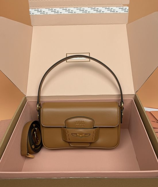 Miu Miu Penny Cowhide Handbag 5BD270
