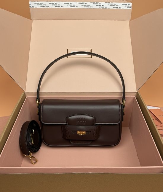 Miu Miu Penny Leather Handbag Inspired by Loafer Shoes 5BD270