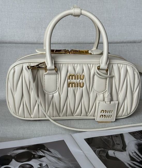Miu Miu Matelasse Bowling Bag Classic bc148A