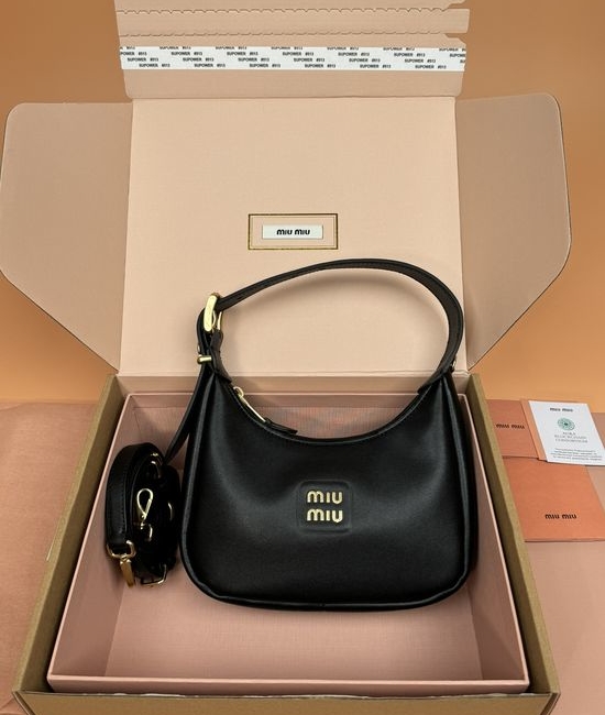 Miu Miu Crescent Bag Classic Style with Metal Hardware 5BP161