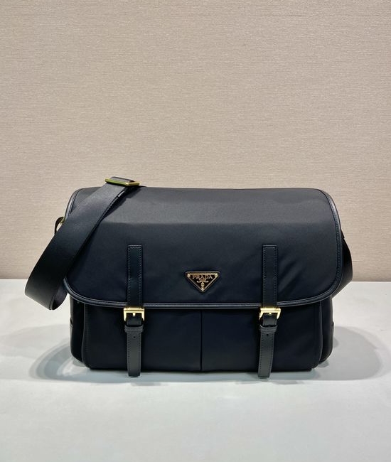 Prada Nylon Messenger Shoulder Bag 1BD369