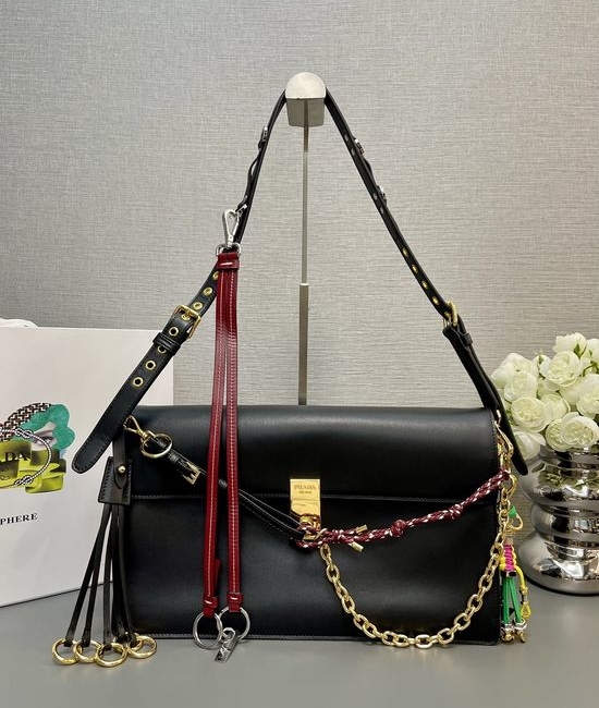 Prada Soft Sound Large Handbag 12031