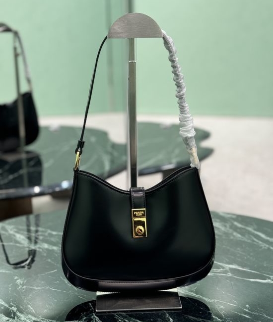 Prada Cheo Leather Shoulder Bag 1BC169