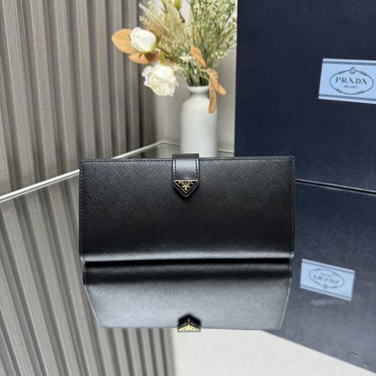 Prada Saffiano Leather Long Wallet 1MV025