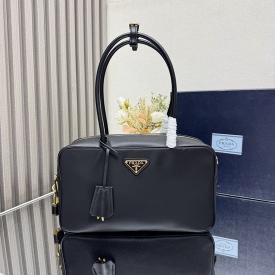 Prada Re-Nylon Leather Handbag 1BB132