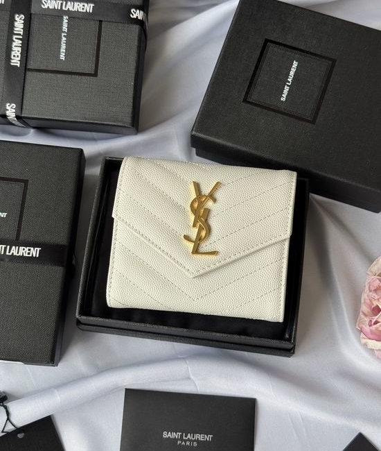 Yves Saint Laurent YSL SLP Trifold Wallet 403943