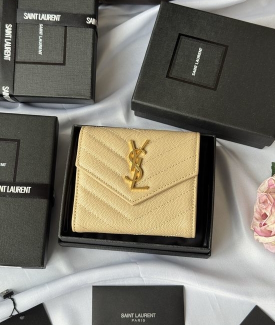 Yves Saint Laurent YSL SLP Trifold Wallet 403943
