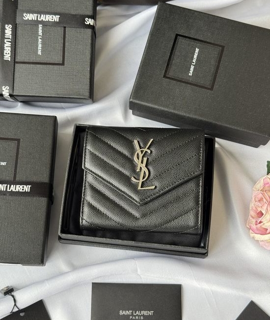 Yves Saint Laurent YSL SLP Trifold Wallet 403943
