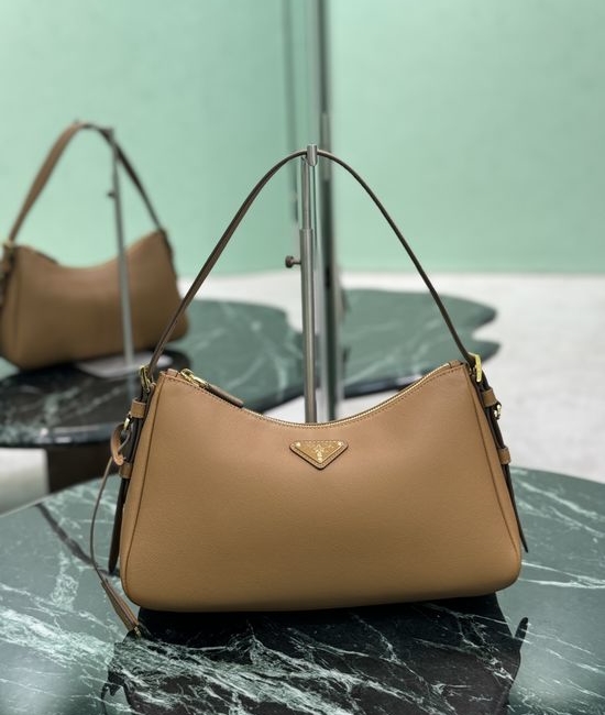 Prada Aimee Calfskin Leather Shoulder Bag 1BC229