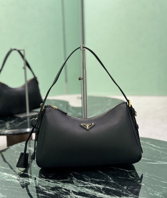 Prada Aimee Calfskin Leather Shoulder Bag 1BC229
