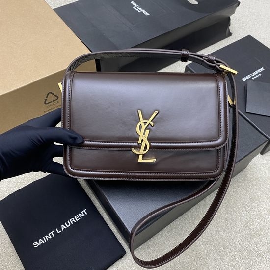 Yves Saint Laurent YSL Solferino High-Quality Box Leather Bag 634305