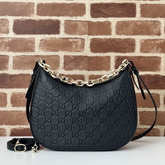 Gucci Original Leather Embossed G Satchel 820453