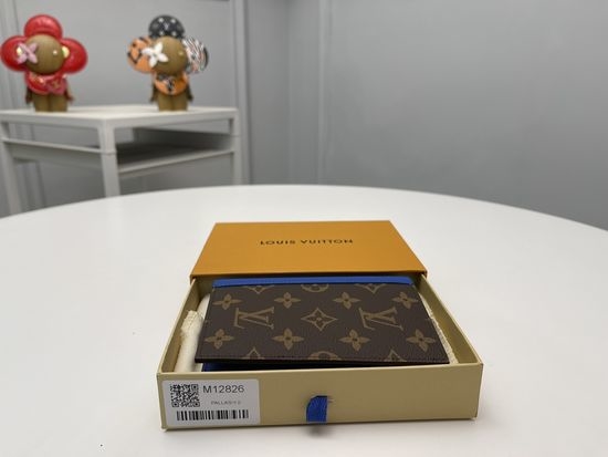 Louis Vuitton LV Couverture Passeport NM Blue Passport Holder M12826