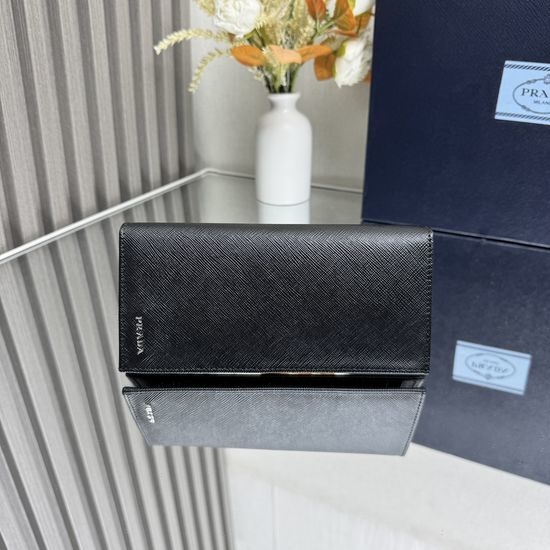 Prada Saffiano Leather Long Wallet 2MV836