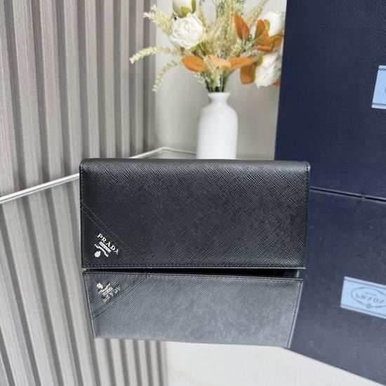 Prada Saffiano Leather Long Wallet 2MV836