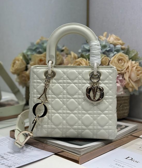 Christian Dior CD Lady Christian Dior CD Classic Lambskin Handbag 0565