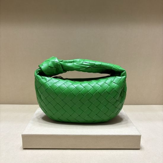 Bottega Veneta BV Woven Knotted Hobo Lambskin Bag 5300