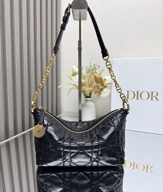 Christian Dior CD Christian Dior CDstar Hobo Chain Handbag 3202