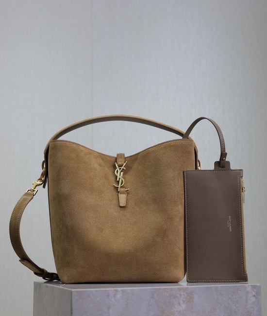 Yves Saint Laurent YSL LE 5A7 Elegant Modern Bucket Bag 742828