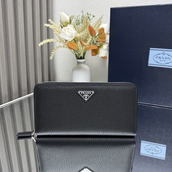 Prada Leather Zip-around Wallet 2ML317