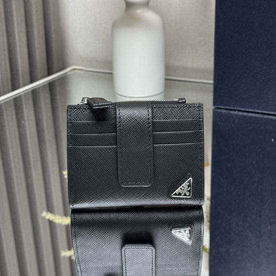 Prada Saffiano Leather Card Holder 13830
