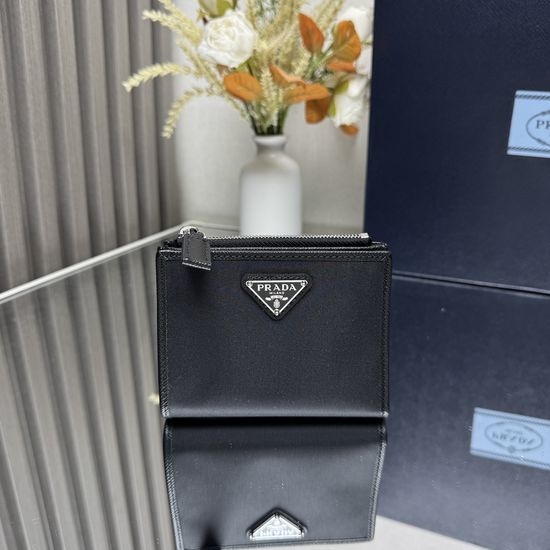 Prada Re-Nylon Compact Wallet with Multiple Pockets 2ML049
