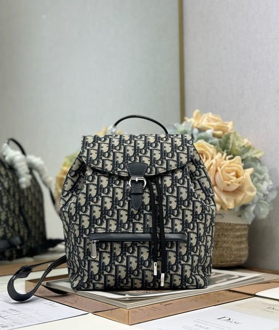 Christian Dior CD Oblique Large Backpack Classic Style 8130