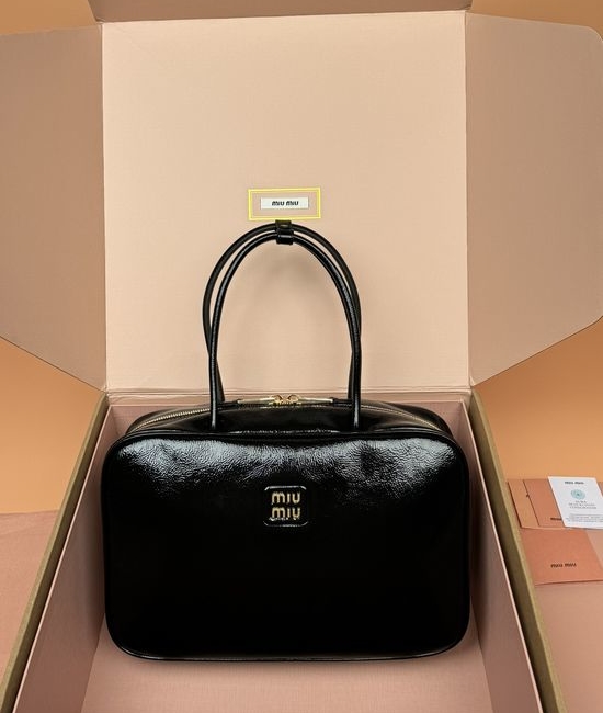 Miu Miu Beau Patent Lambskin Handbag 5BB117