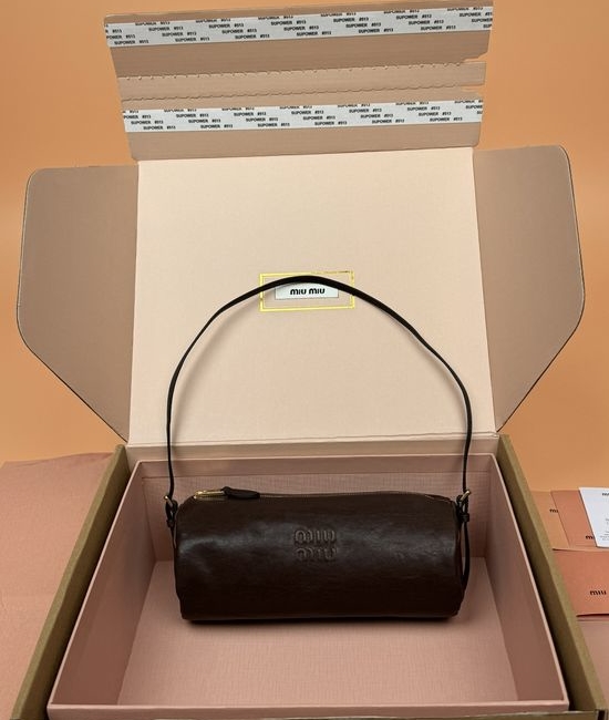 Miu Miu Adventure Nappa Leather Shoulder Bag 5BG581