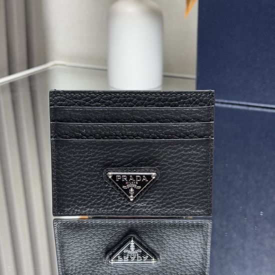 Prada Leather Card Holder Multiple Card Slots 3632