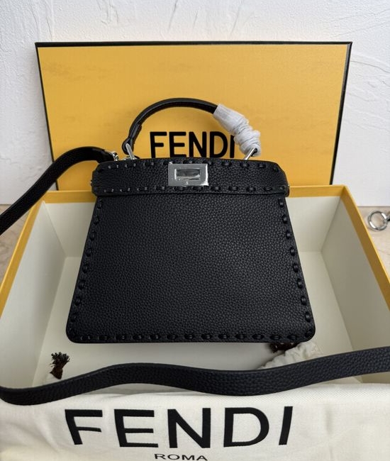 Fendi Peekaboo ISeeU Small Leather Handbag 8BN327