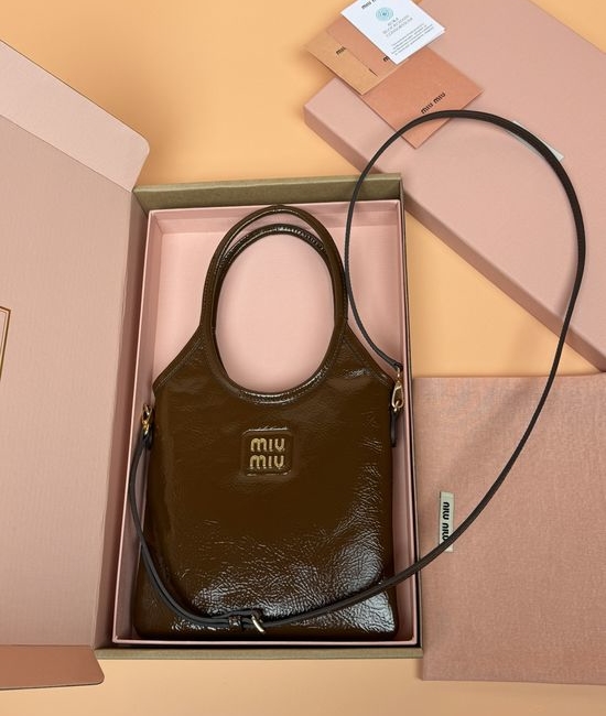 Miu Miu IVY Naplak Leather Small Tote Bag 5BG281