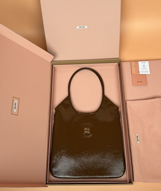 Miu Miu IVY Naplak Leather Tote Bag 5BG231