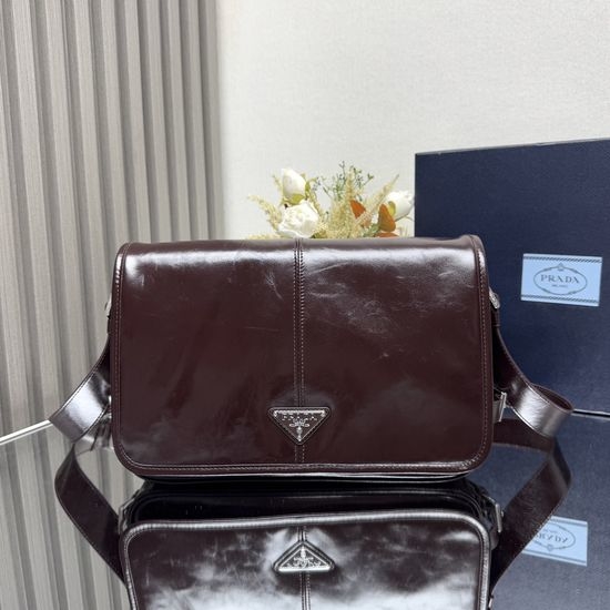 Prada Oil Wax Leather Shoulder Bag 2VD073