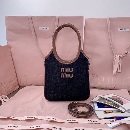 Miu Miu Mini Tote Bag Embossed Logo 5BA281