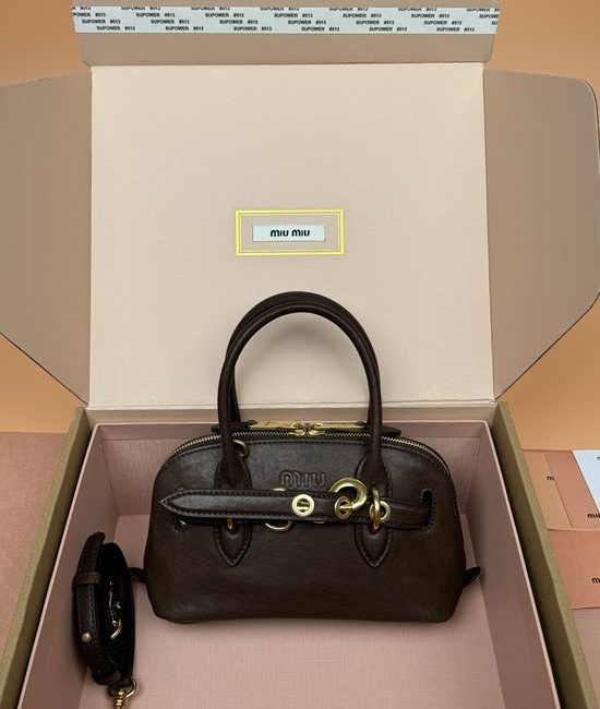 Miu Miu Aventure Nappa Leather Mini Handbag 5BP090